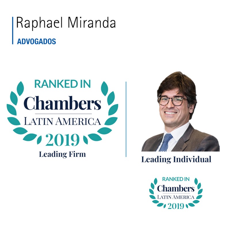 Raphael Miranda é listado mais uma vez no Chambers Latin America 2019